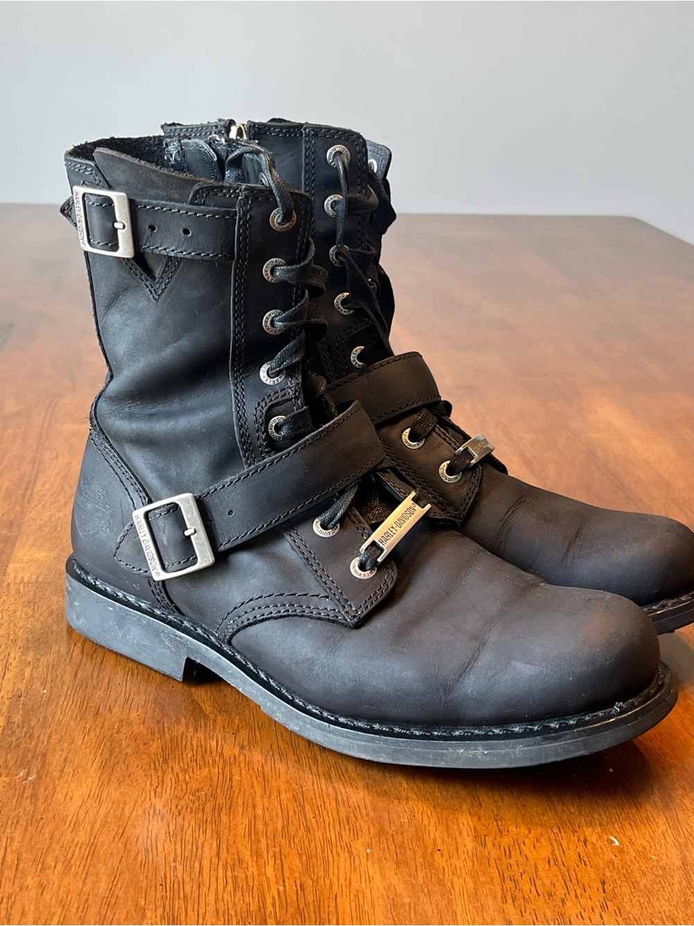 Harley Davidson Ranger Moto Harness Leather Riding Boots Mens 11